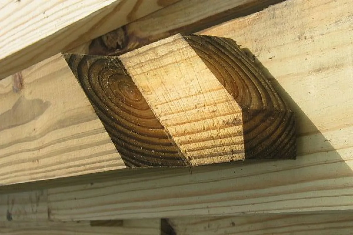 Pressure-treated lumber has been shown to leach much less preservatives, when treated using a newly-developed technology