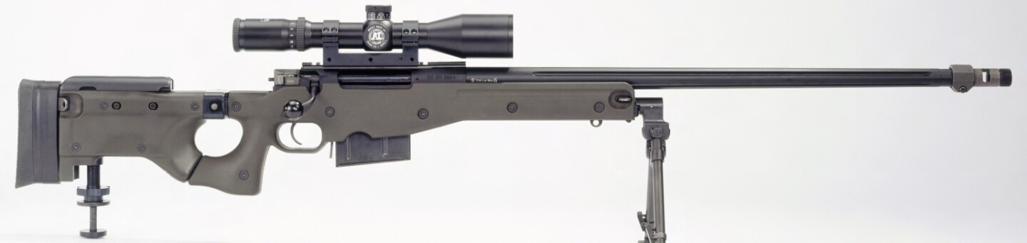 The £23,000 (US$38,250) rifle weighs 6.8 kg and was designed using the knowhow Cooper had gained in international target shooting and fires an 8.59 mm bullet. Even at its most extreme range, a bullet from the L115A3 hits harder than a .44 Magnum does in the same room.