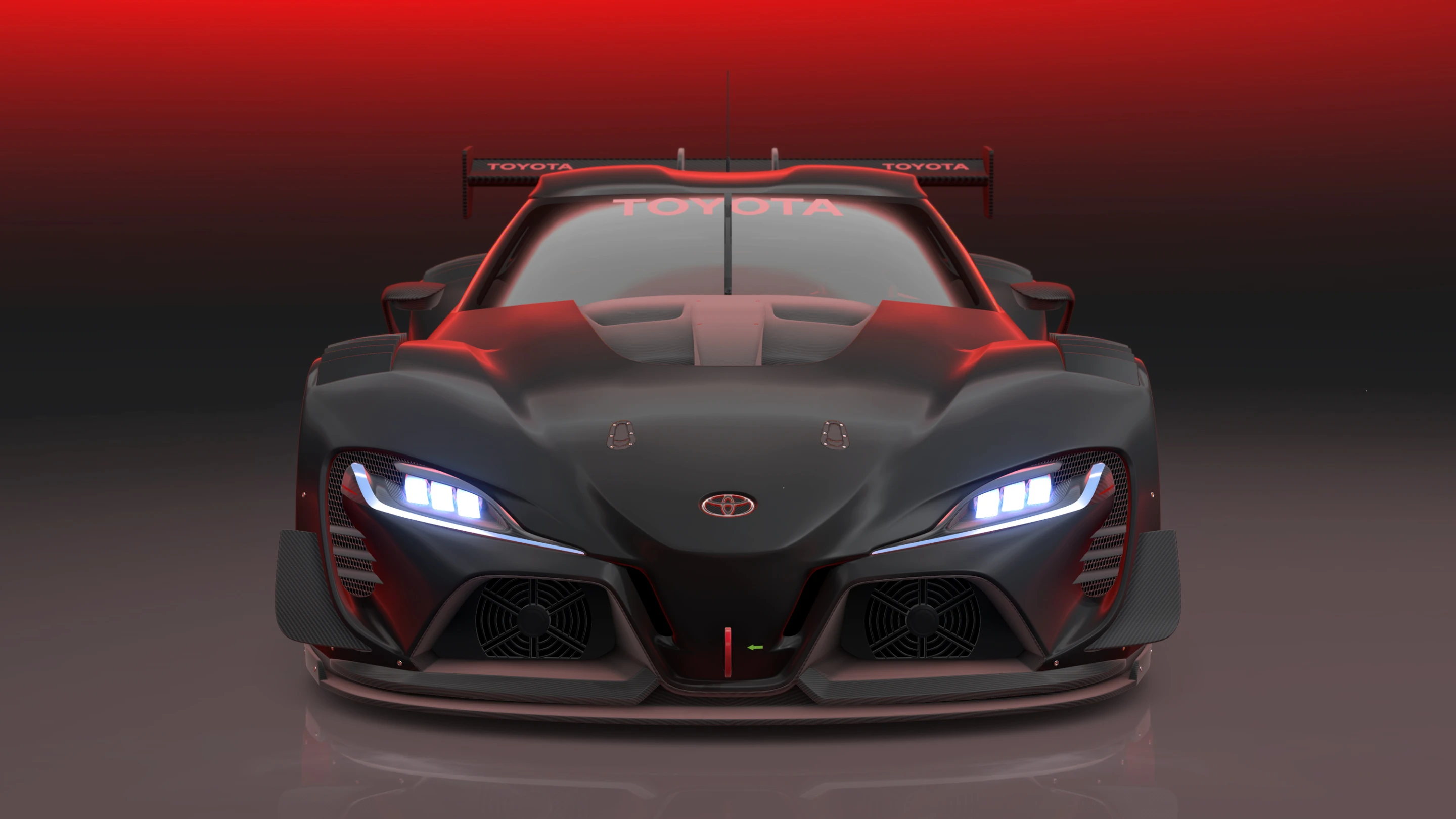 The sinister face of the FT-1 Vision Gran Turismo