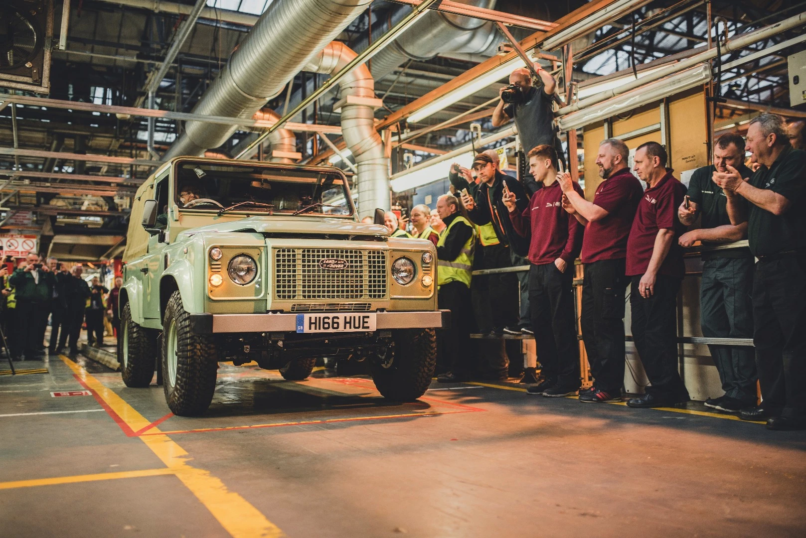 Land Rover celebrates the end of an era
