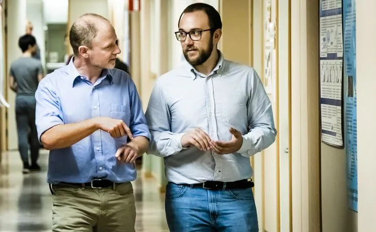 Edwin Jager and Jose Martinez at Linköping University