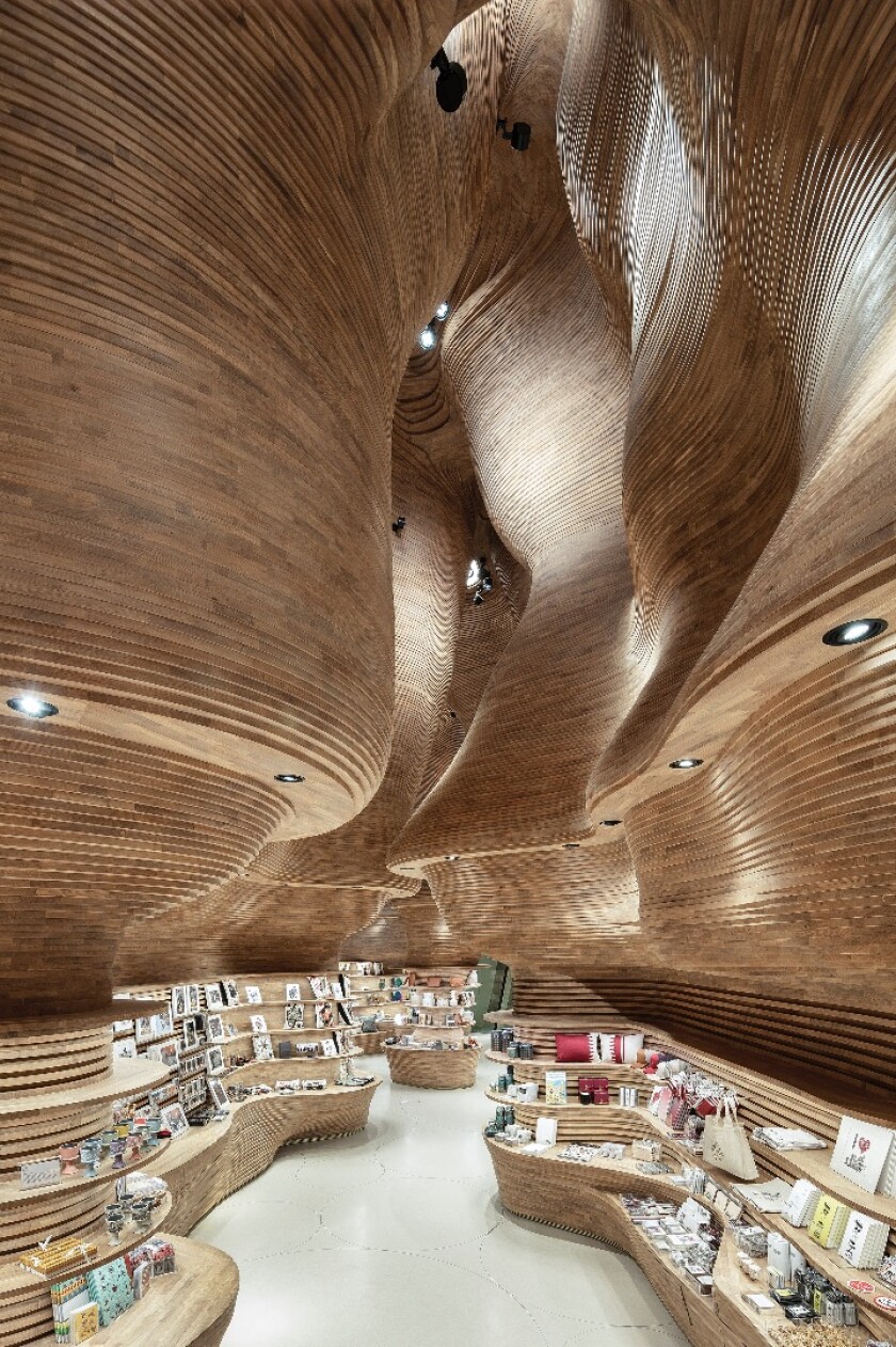 Gift Shops of National Museum of Qatar was designed by Koichi Takada Architects. The project is a finalist in the Retail category