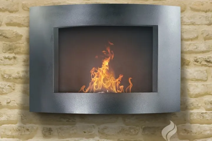 Pureflame's Adena wall-mounted fireplace