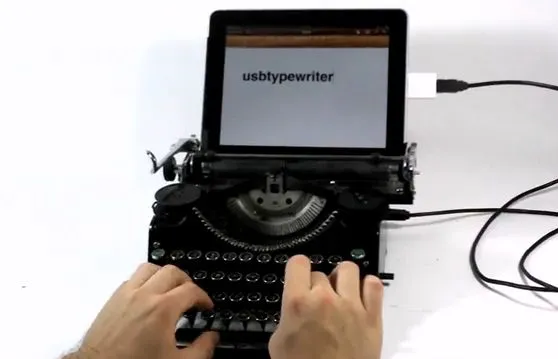 The ultra-retro USBTypewriter