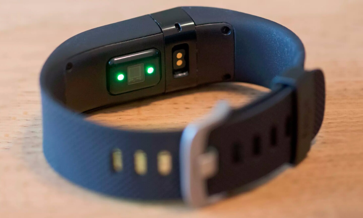 The Fitbit Charge HR, one of the fitness trackers used in the study