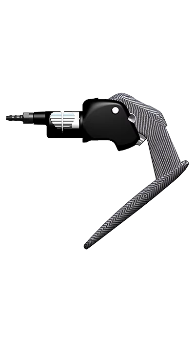 The RT8 TT carbon fiber brake levers were designed in wind tunnel tests