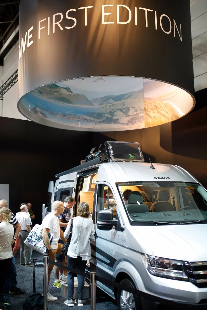 Knaus debuts the Boxdrive at the 2017 Düsseldorf Caravan Salon