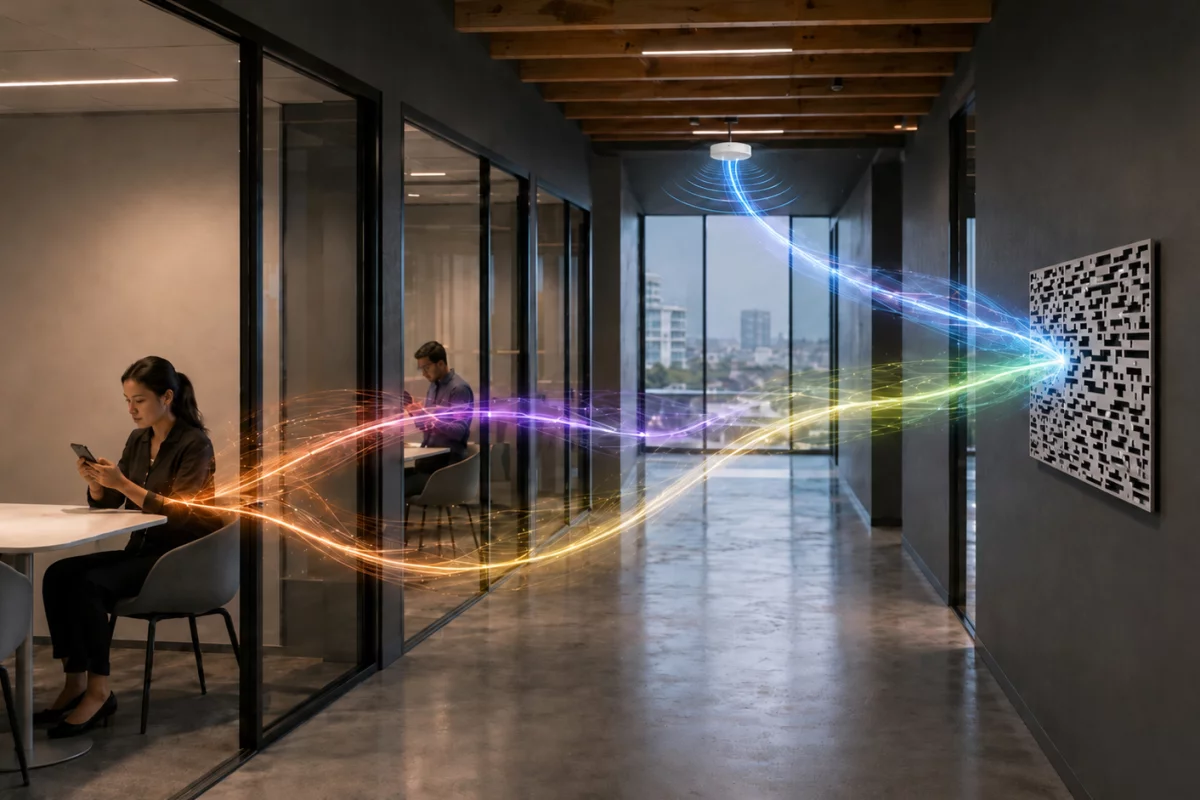 The passive 3D-printed metacrystal panels would redirect radio waves around obstacles and toward users, offering a low-cost way to improve indoor/outdoor wireless coverage without adding base stations, wiring or powered electronics