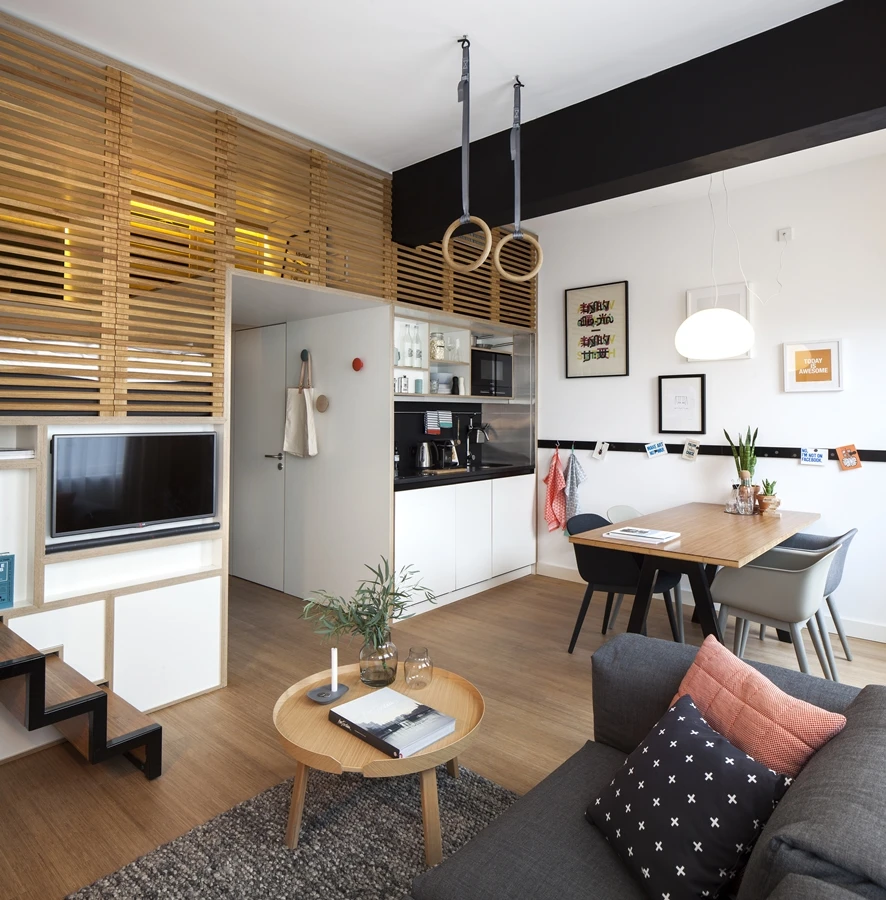 The Zoku Loft has a four-person table that can be used for leisure or work