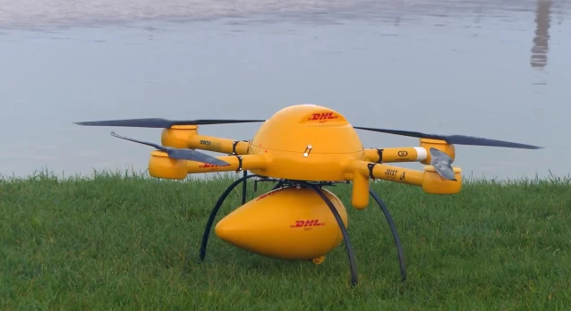 DHL's Parcelcopter can carry up to 1.2 kg (2.6 lb) of medication