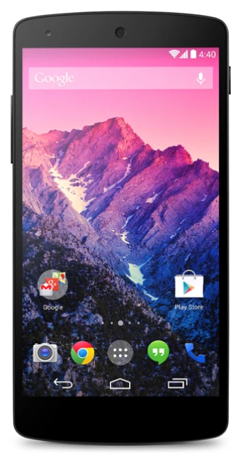 The Nexus 5's IPS display gets the job done