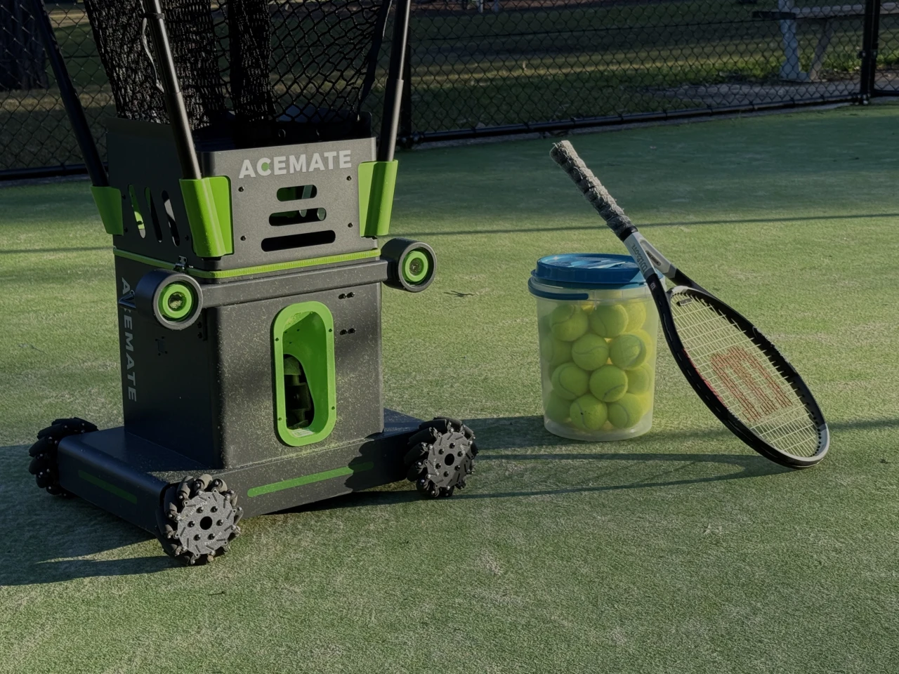 The best robot tennis opponent I've faced yet