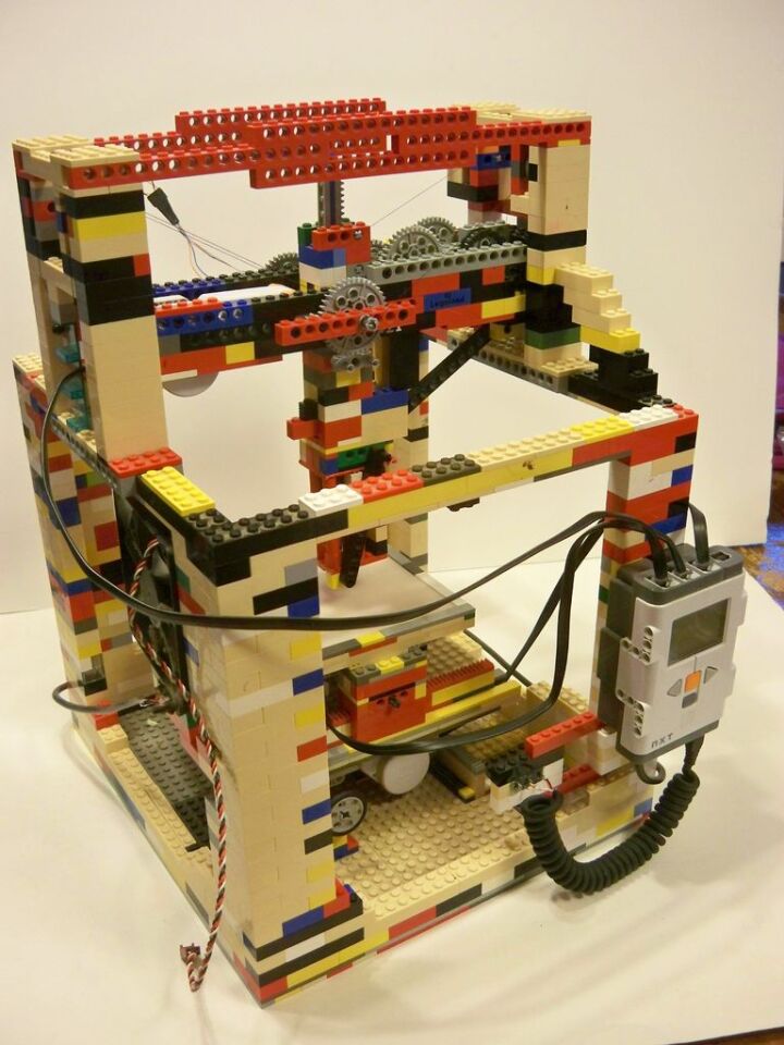 Krueger built the LEGObot with a $0 budget, using only materials he had on hand