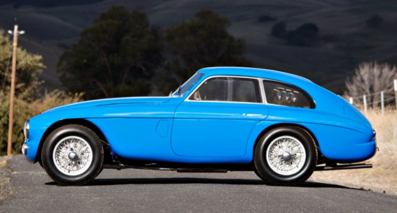 This 1950 Ferrari 166 MM/195 S Berlinetta Le Mans has an estimated price of $5,750,000 to $6,500,000