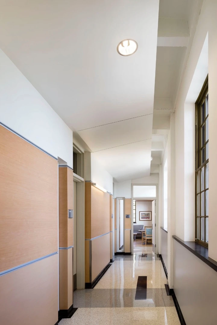 Homeless Veterans Transitional Housing in Los Angeles was designed by Leo A Daly to offer therapeutic housing for 65 homeless men and women