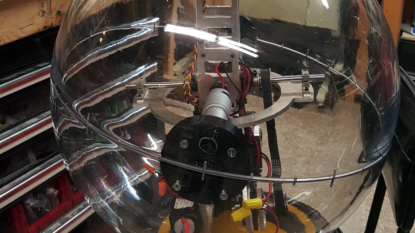 The project will likely be a pretty costly one – both financially and in time spent – with the polycarbonate spherical body alone coming in at US$500