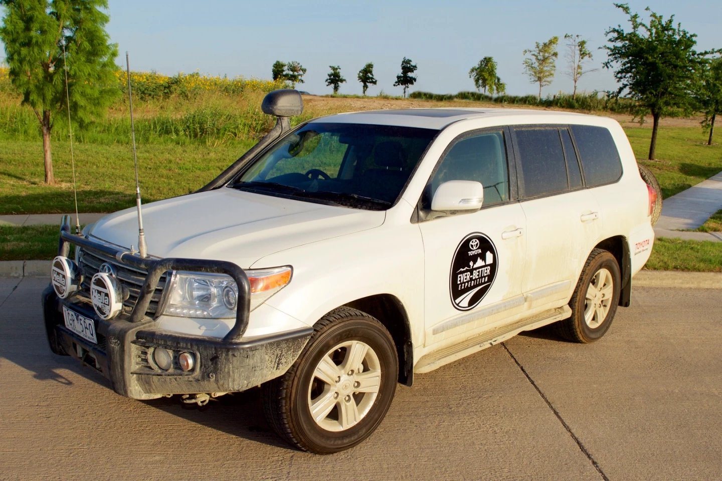 Toyota Land Cruiser 200 is making the full five-continent journey