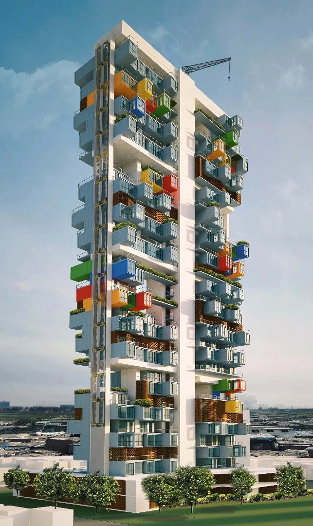 The unnamed tower would rise to a height of roughly 32 floors, or 100 m (328 ft)