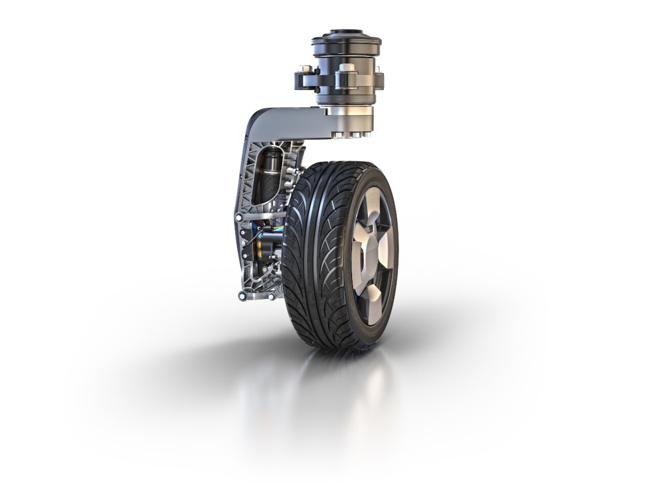 Protean's allinone drive, suspension and steering modules spin 360