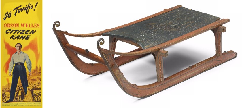 The key to the plot of one of the most famous and important movies of all time (Citizen Kane), the 'Rosebud' sled is burned in the final scene.