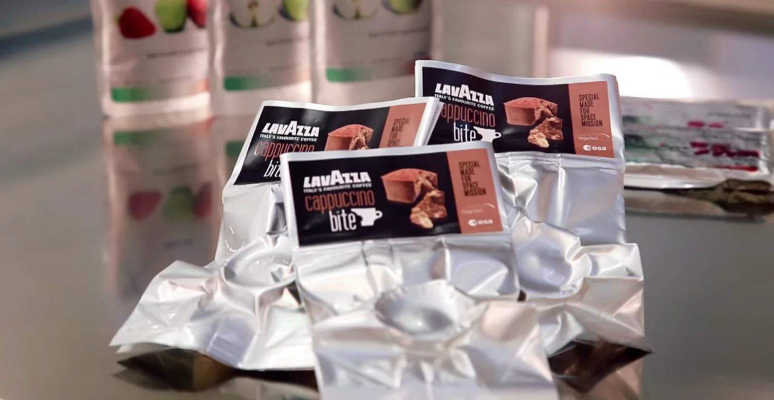 Coffee capsules for the ISSpresso