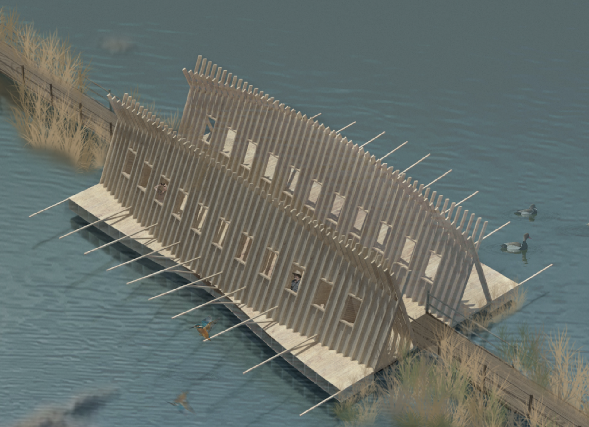 Image showcasing Stunning designs from the Wildlife Pavilions architecture competition