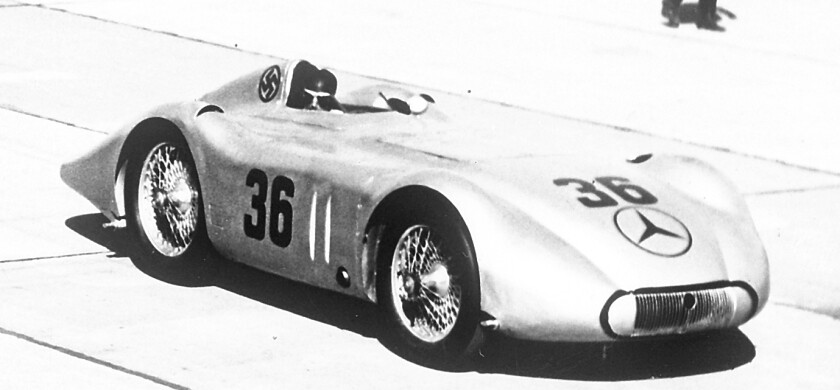 The streamlined W125 which featured in the AVUS 1937 Grand Prix of Berlin