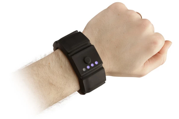 The Universal Gadget Wrist Charger provides extra power on the go