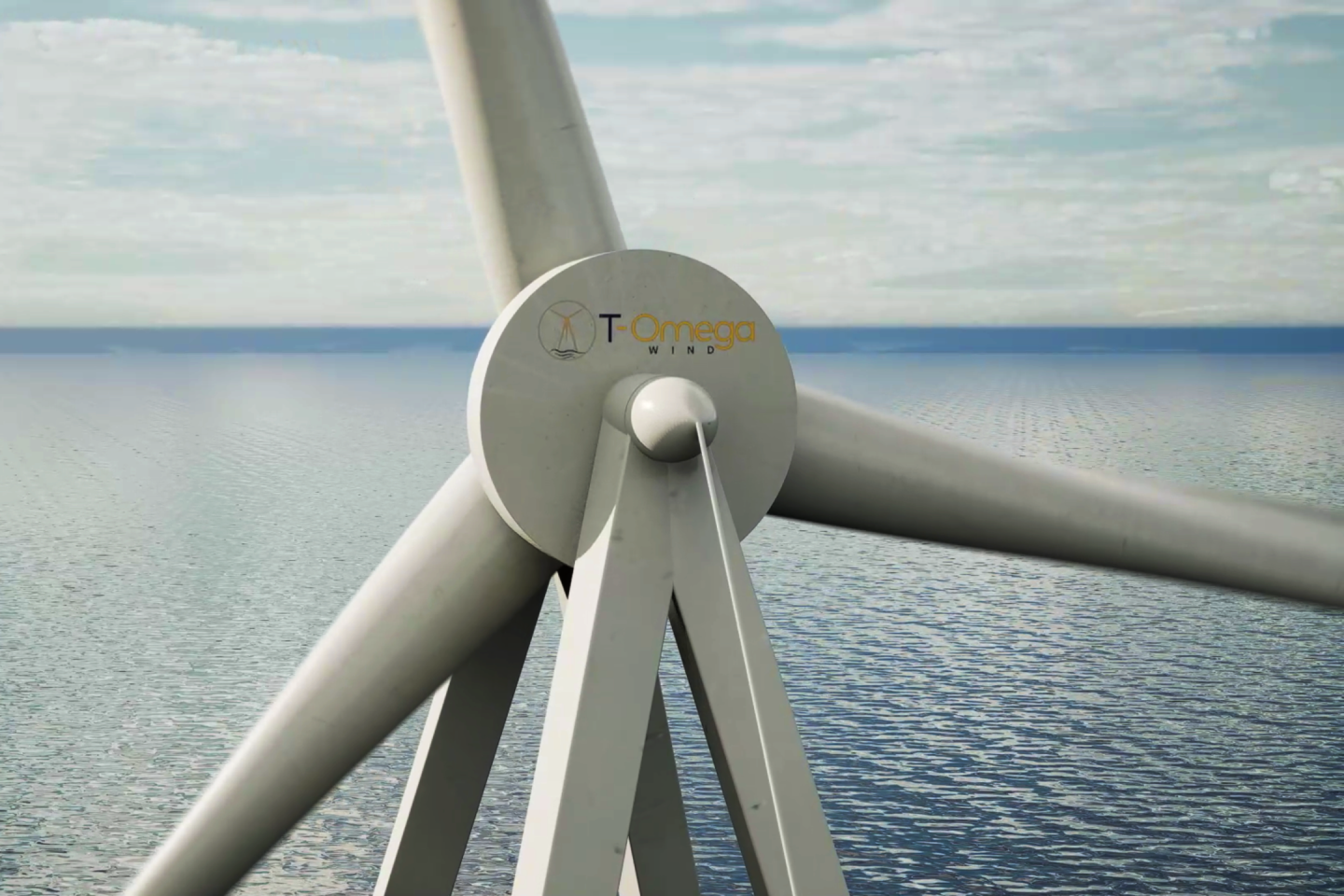 Supporting the turbine at both ends means T-Omega can get away with much simpler, cheaper, lighter generators and support structures