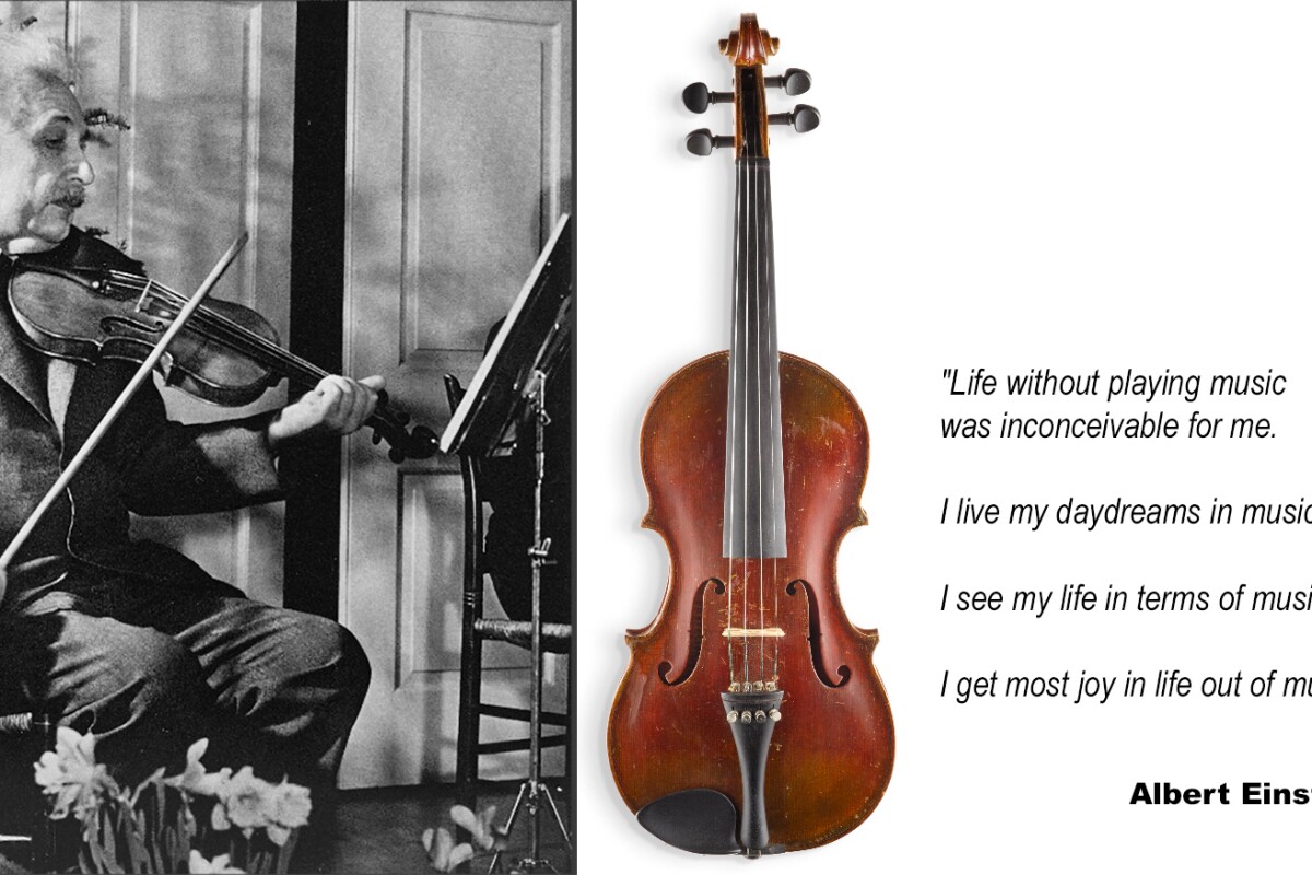 Einstein's violin fetches $516,500 at New York auction