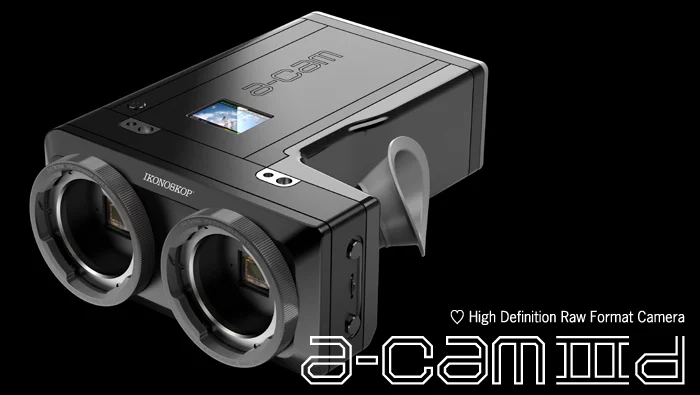 The Ikonoskop A-Cam3D shoots HD video in 3D