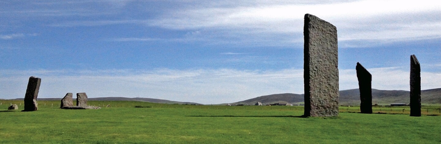 The Standing Stones of Stenness were built over 5,000 years ago