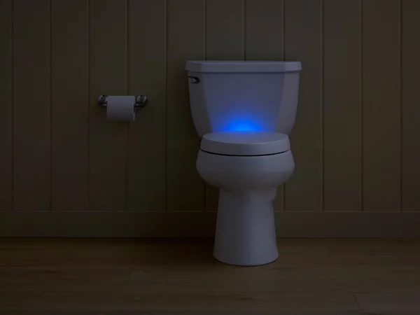 The Kohler Purefresh toilet seat also features a nightlight, but that's not its big claim to fame
