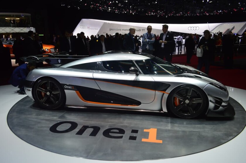The Koenigsegg One:1 is a lighter, more powerful version of the Agera