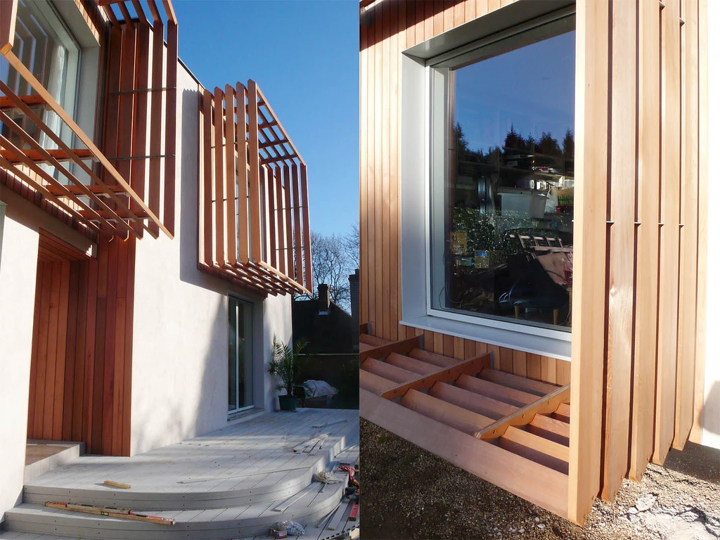 Triple glazed glass windows maximize heat retention in cold weather