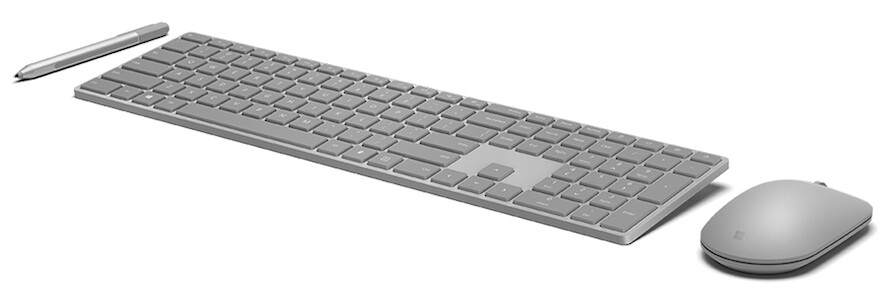 The Modern Keyboard with Fingerprint ID is only compatible with Windows 10