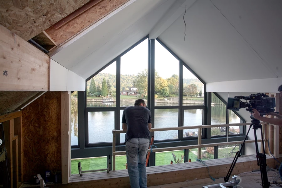 A view from the bedroom of Formosa during construction