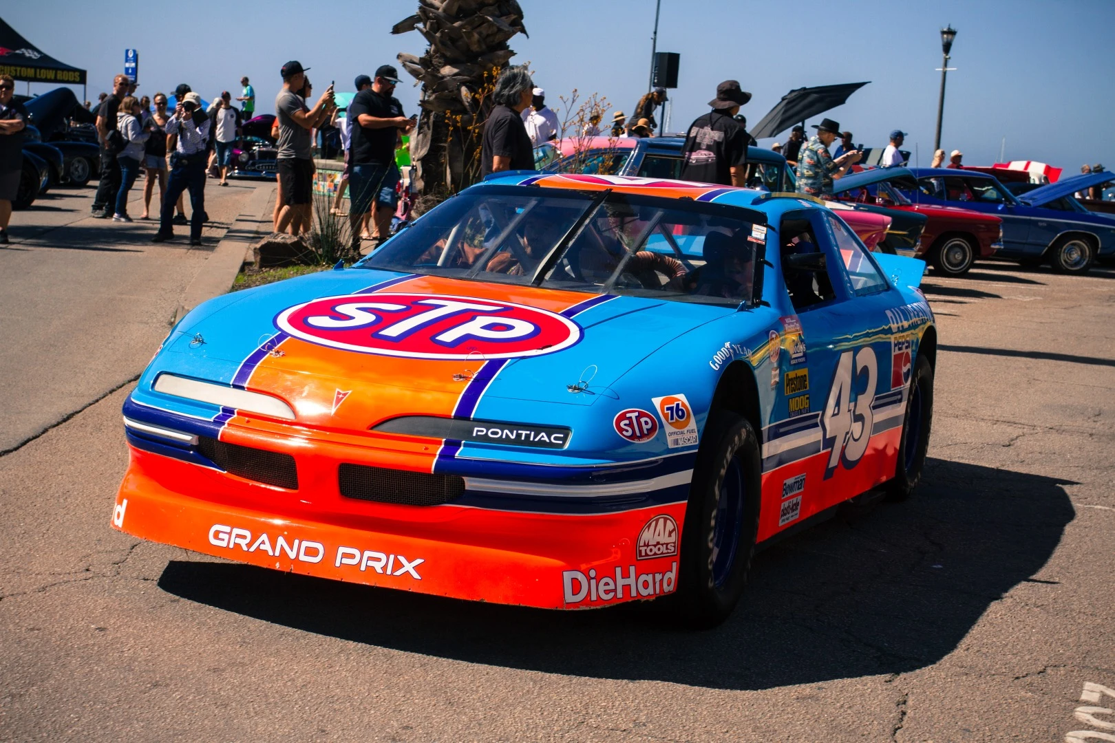 Richard Petty's (#43) 1984 NASCAR made an appearance at the Capitola Rod and Custom Car Show