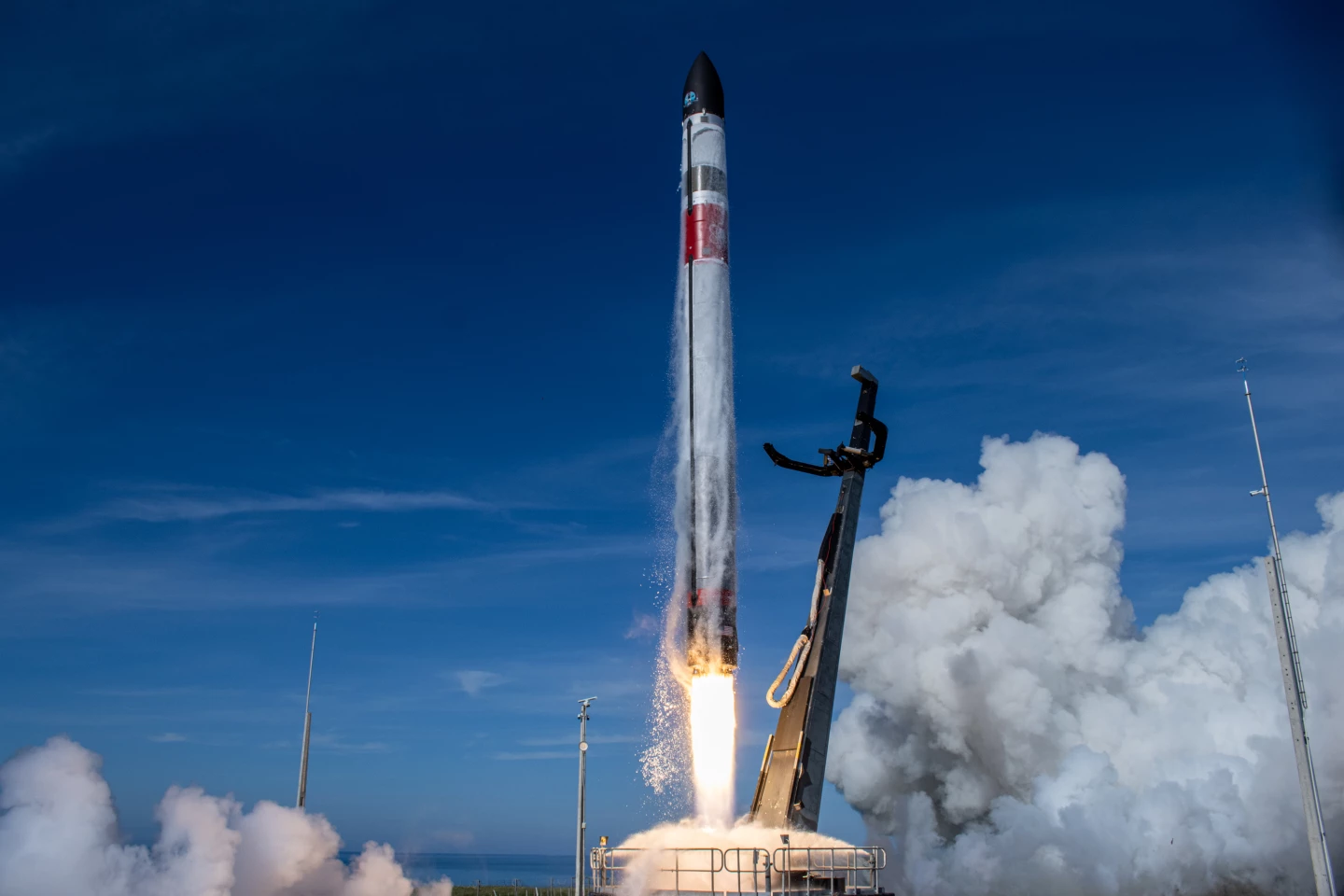 Rocket Lab's Electron booster lifts off on a mission for the 26th time in May