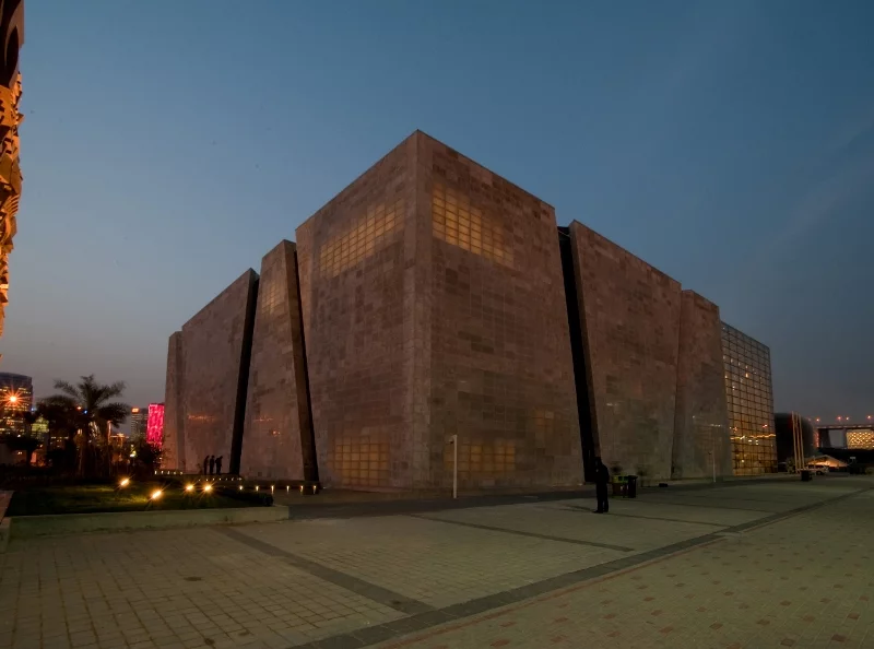 Italcementi's i.light in place at the Italian pavilion at Expo 2010 (Photo: Italcementi)