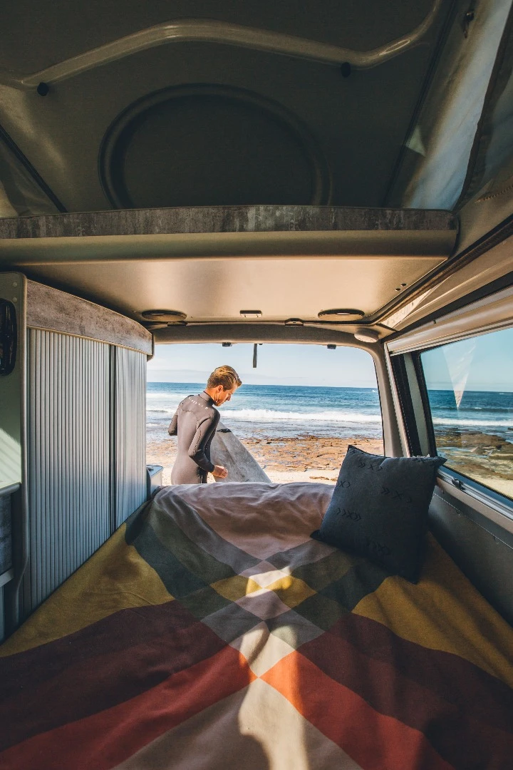 The Trakkadu AT comes standard with a roof shelf, and a roof bed is available as an option