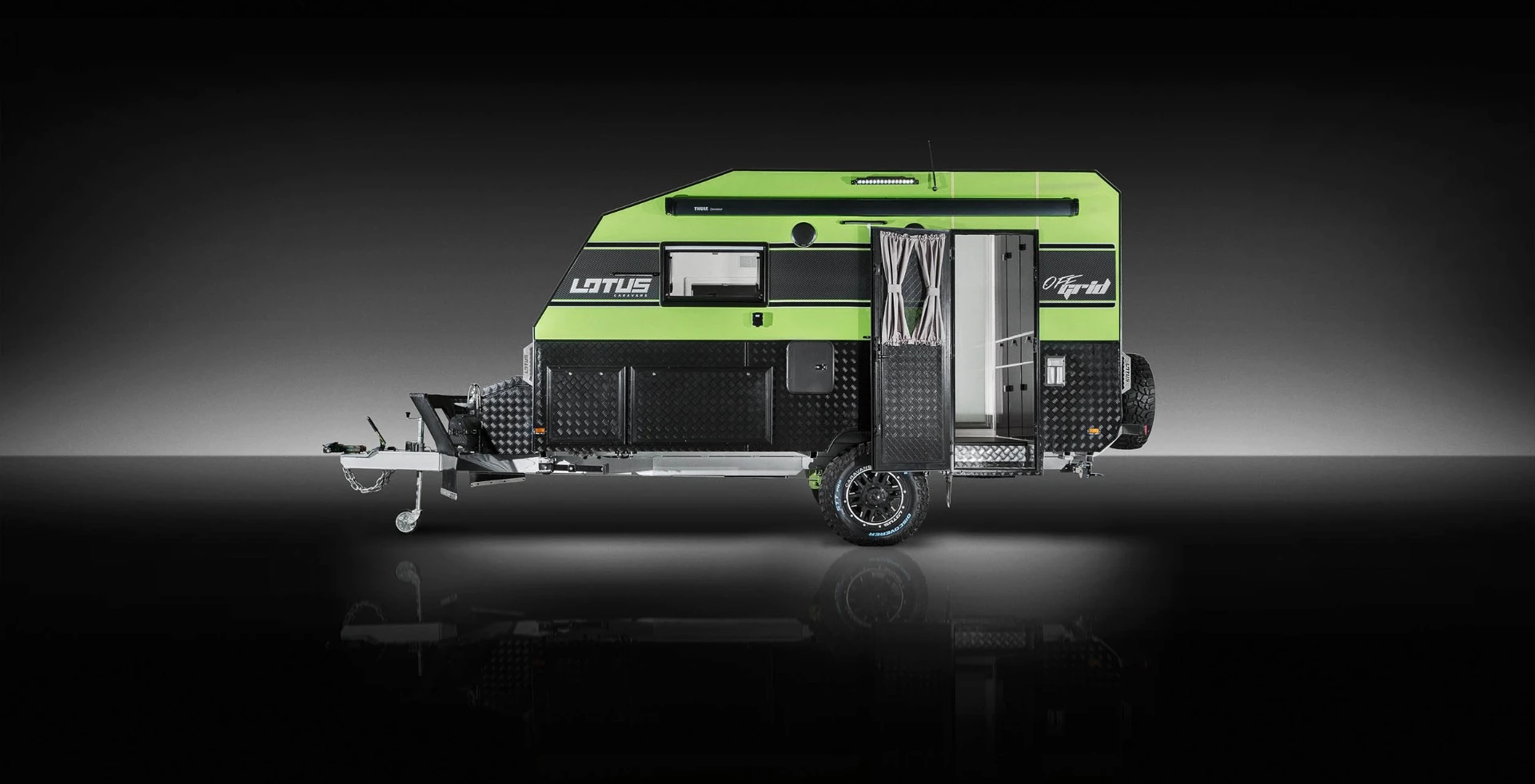 Lotus Caravans launched the Off Grid back in February and has been showing it at major Australian camper shows