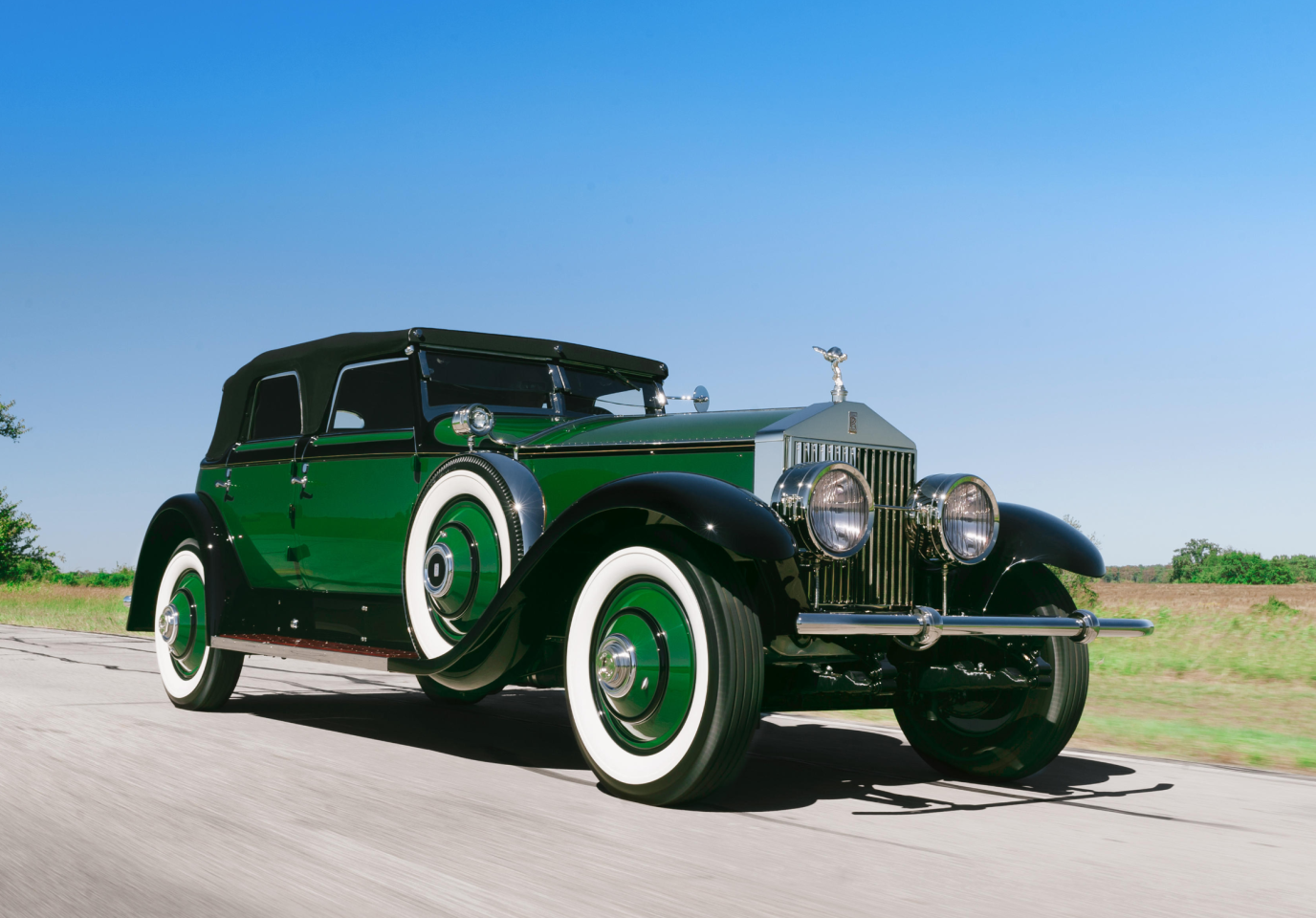 This extraordinary 1930 Rolls-Royce Phantom I Transformal Phaeton owned new by Marlene Dietrich, will cross the auction block on March 12, 2015 in Bonhams' Amelia Island auction, where it is estimated it will fetch between US$700,000 and US$1,000,000.