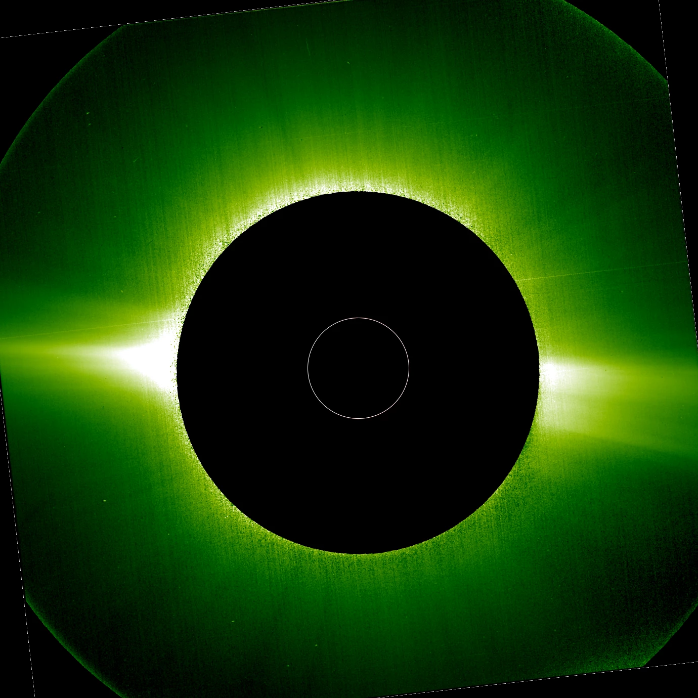 The Sun's corona captured by the Solar Orbiter in visible light