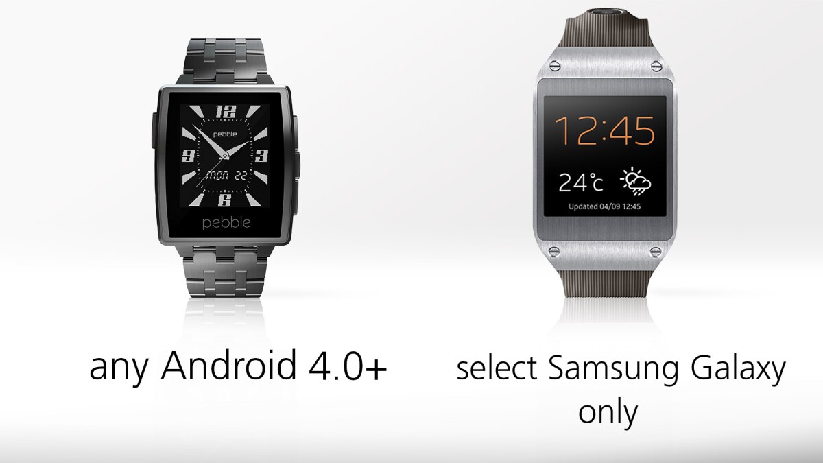 Android compatibility is a big advantage for Pebble
