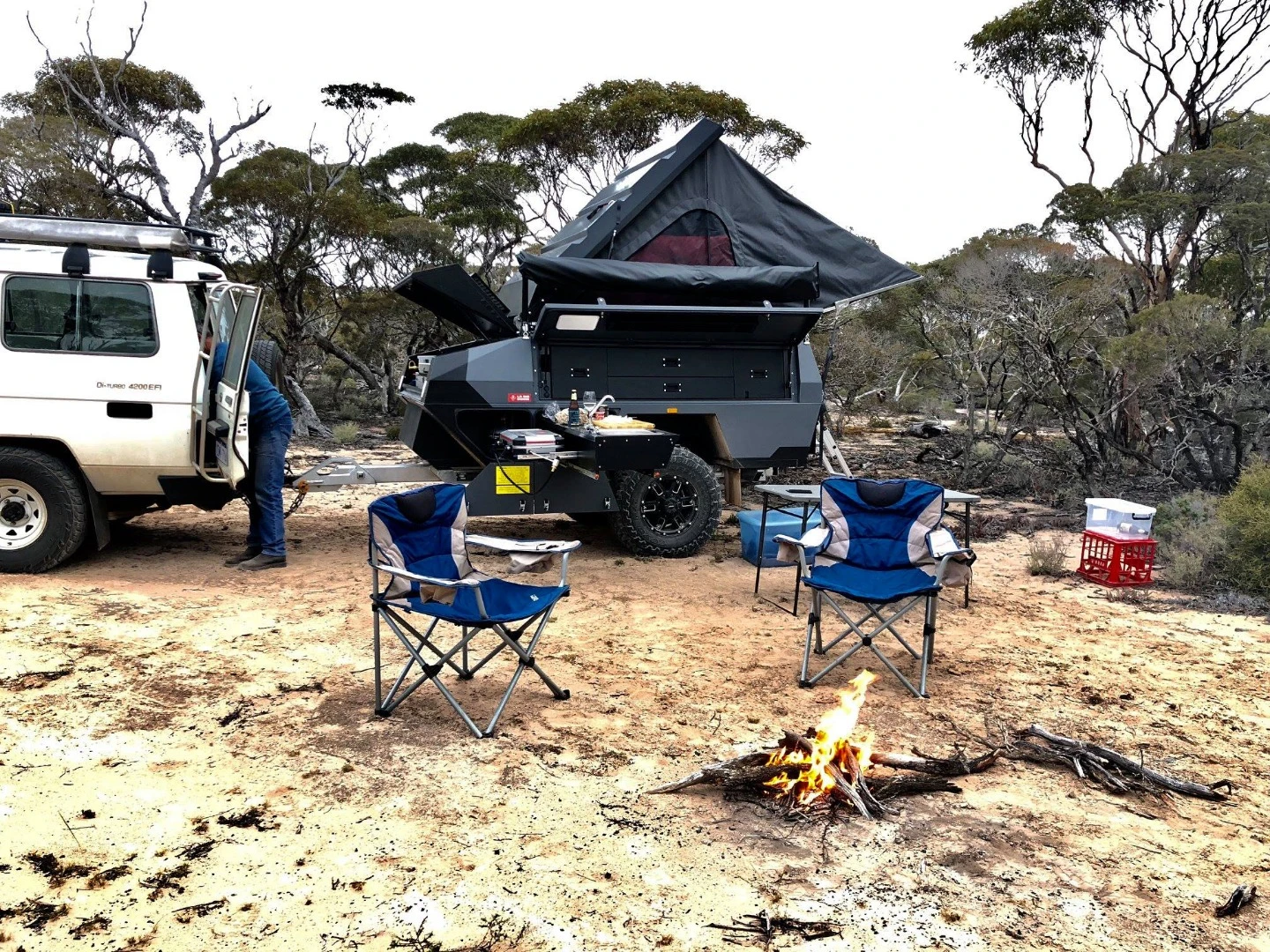At camp with the Terra Trek TTE