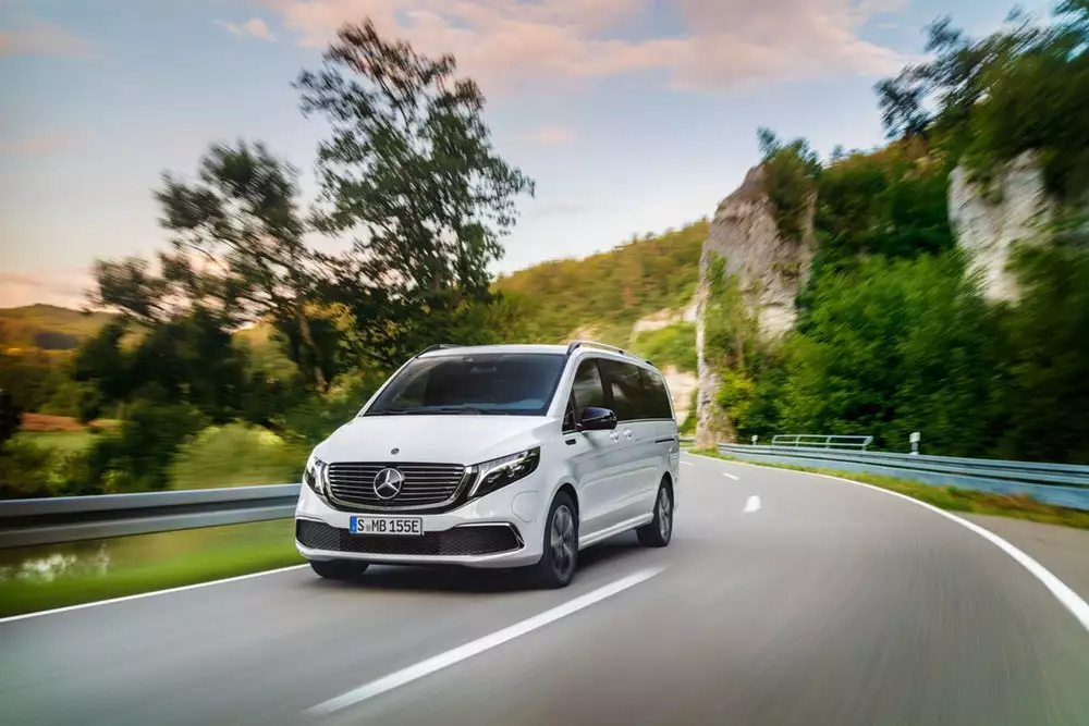 The EQV debuts as a capable, 250-mile all-electric van for business and private use