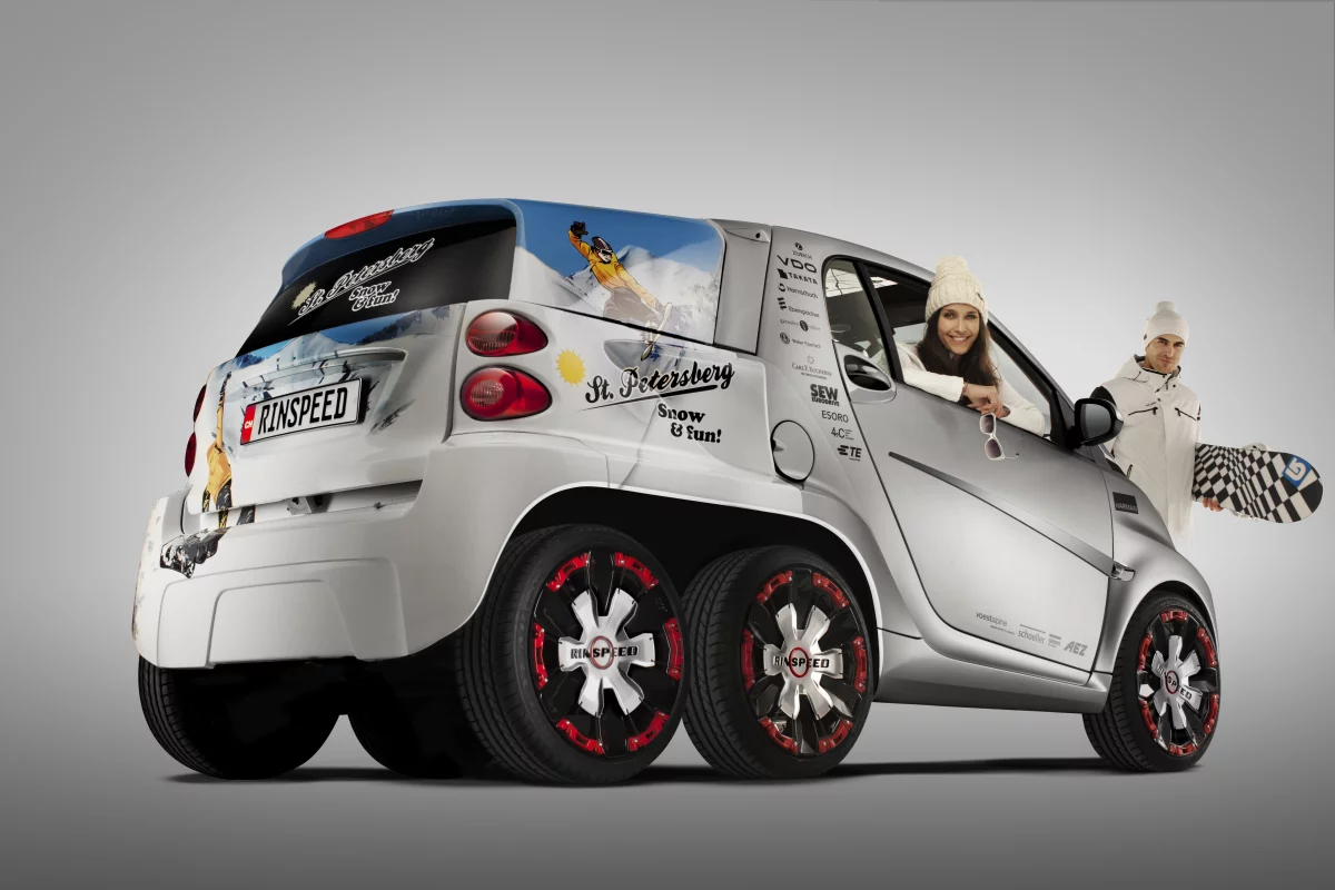 The module changes the car into an instant commercial vehicle