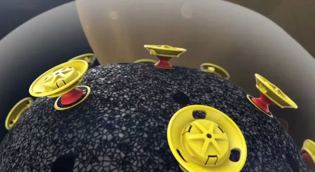 The ATR-1's damper can compress or stretch in any direction