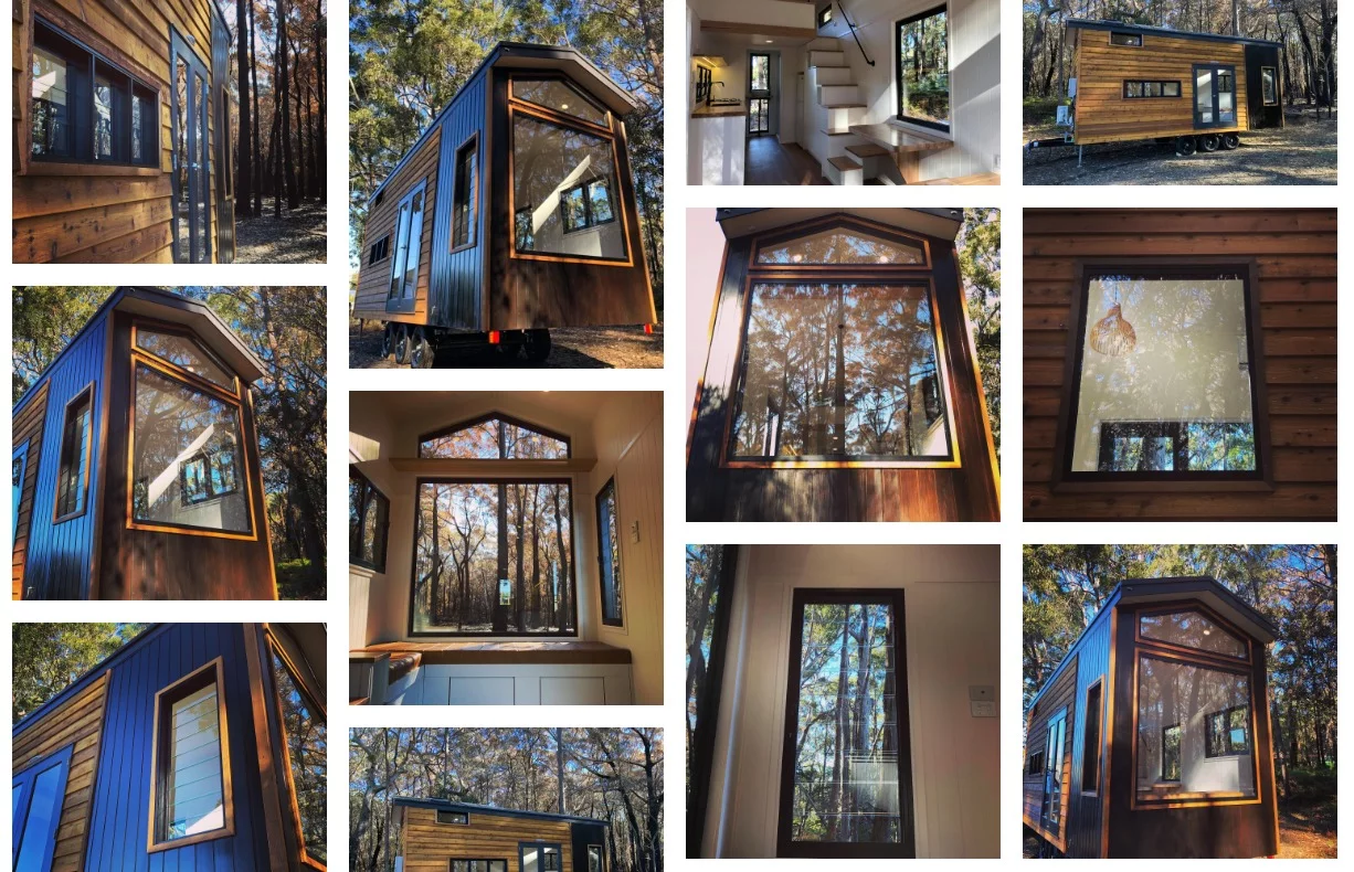 The entire house was specifically created and customized around the large window feature wall, which is positioned to capitalize on the views